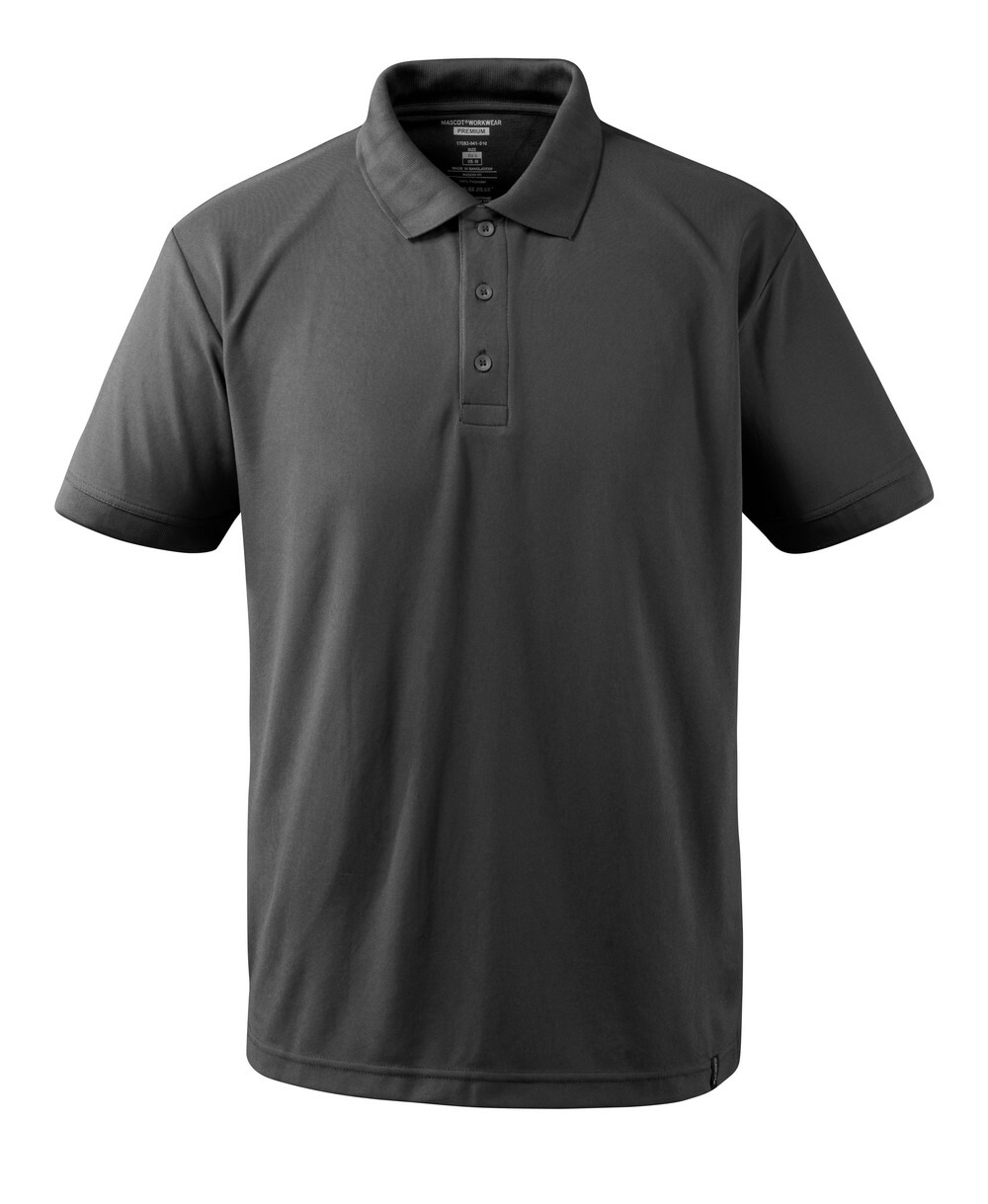 MASCOT® Grenoble CROSSOVER Polo-Shirt in Dunkelanthrazit, Größe 2XL, funktionelles Arbeits-Polo für Beruf und Handwerk