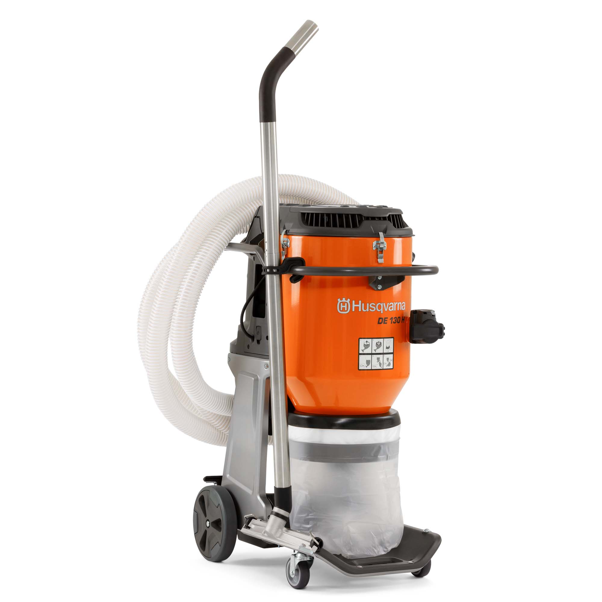 Husqvarna DE 130H Staubabscheider mit HEPA H13 Filter mobil