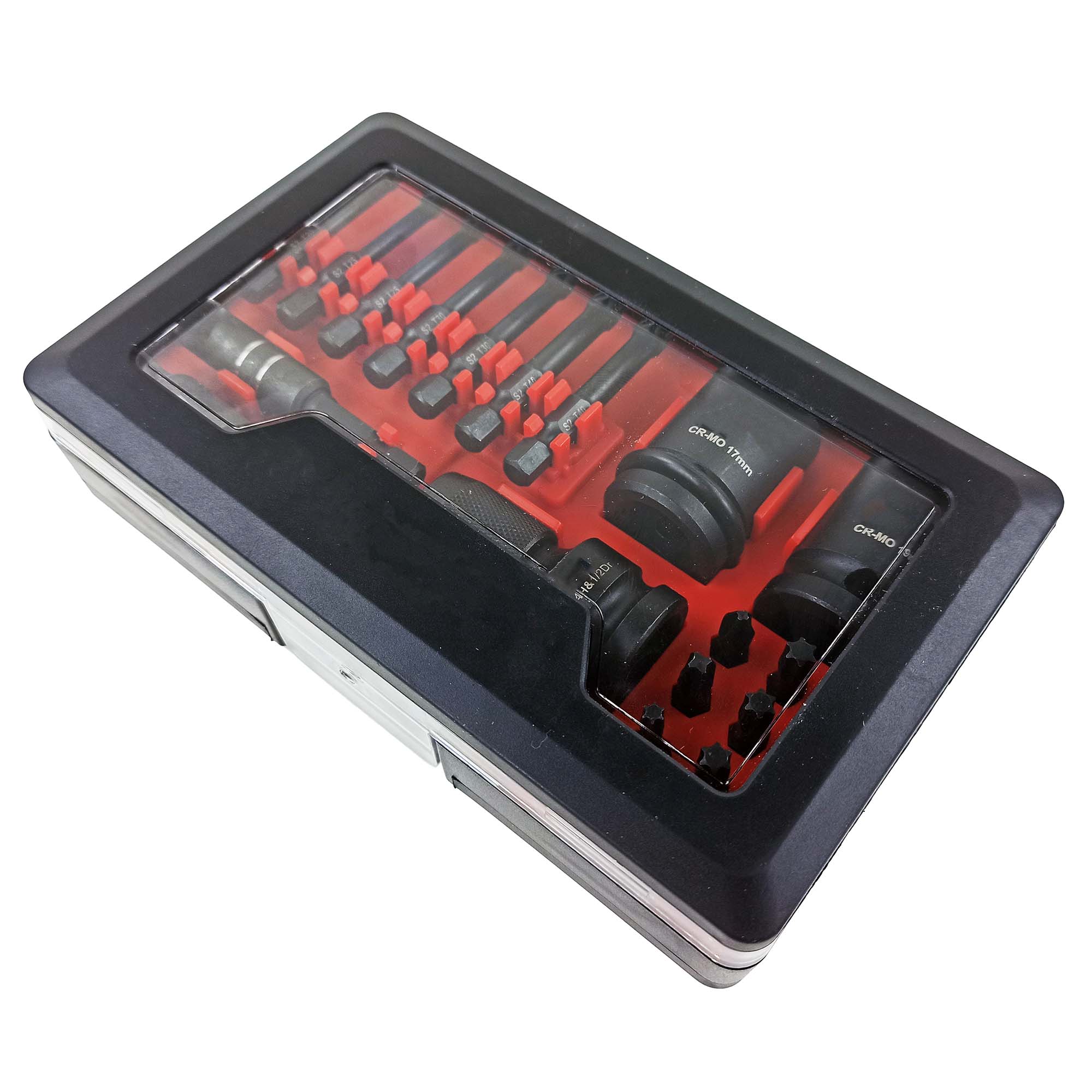 Zero Dust Kraft-Bit-Box 27-tlg aus S2-Stahl im Koffer