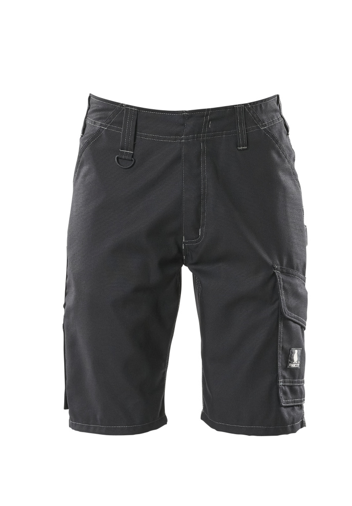 MASCOT® Charleston INDUSTRY Shorts aus robustem Canvas in Schwarz, Arbeitsbermuda mit Taschen, Größe C42