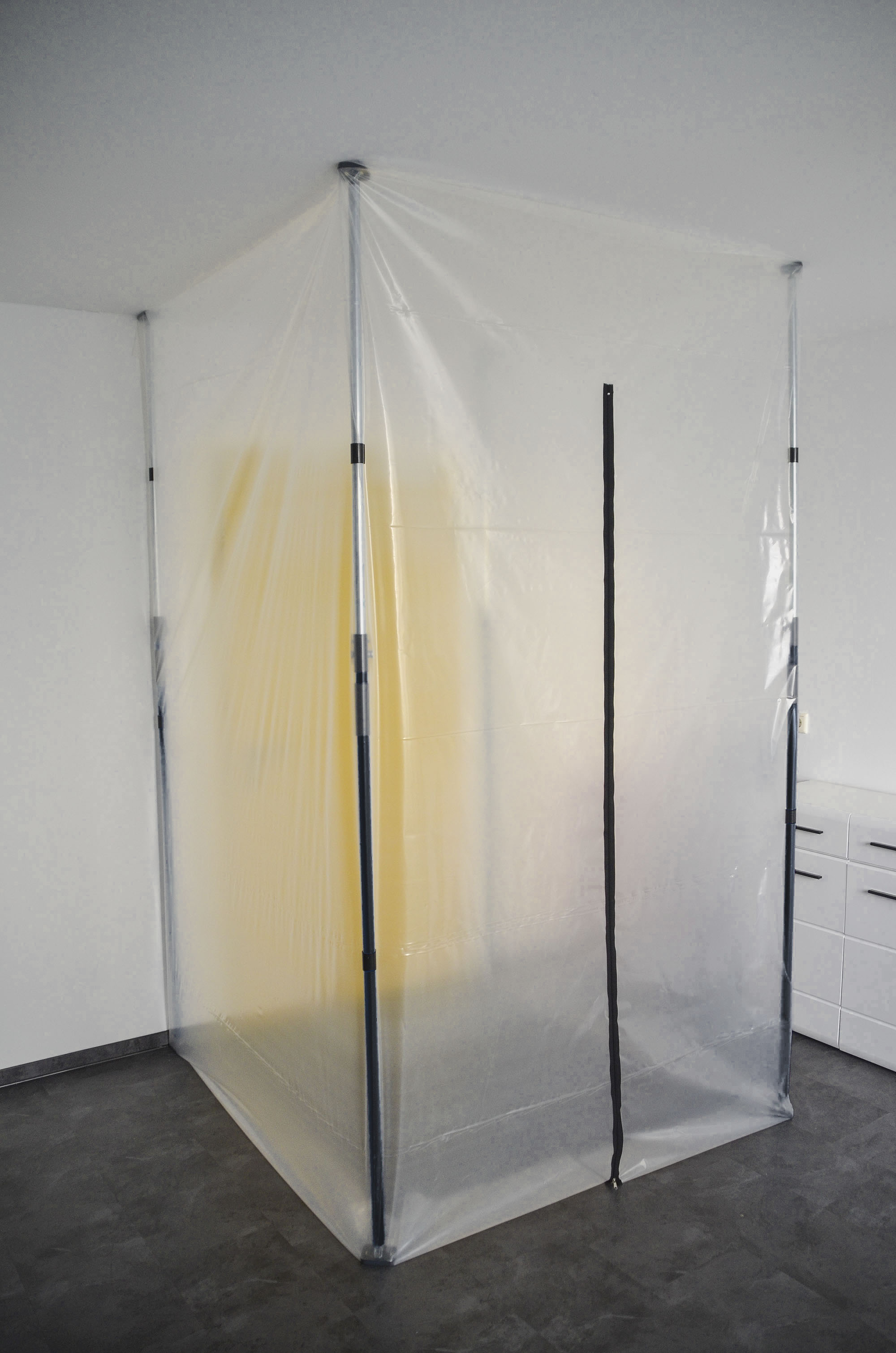 Staubschutzwand Set Renovierung 2,90 x 5,00 m von Zero Dust