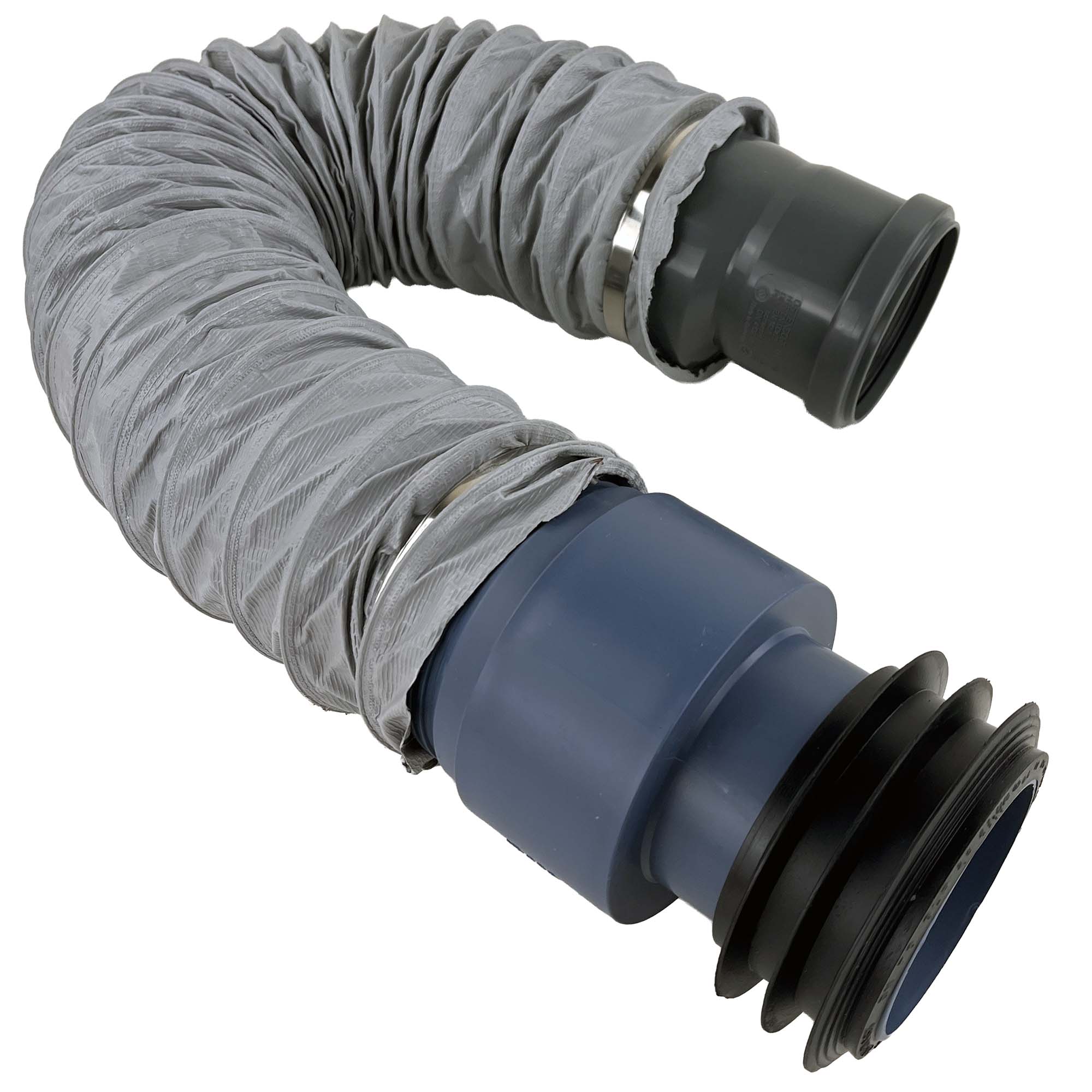 Flexibler WC-Syphon-Adapter Saugolator WC Sauger von Zero Du