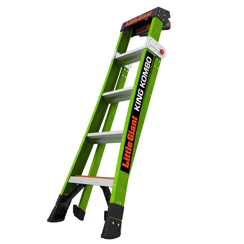KING KOMBO 6+4 Stufen 3-in-1 Fiberglasleiter Little Giant