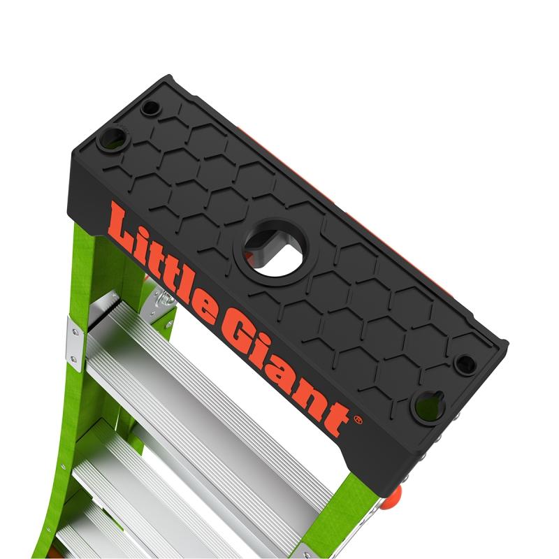 Detail der KING KOMBO 3-in-1 Fiberglasleiter Little Giant