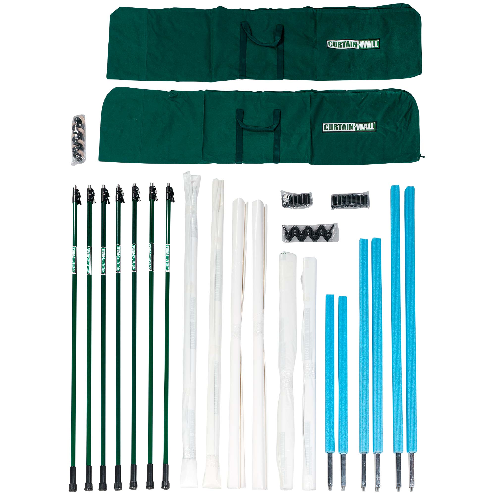 Curtain-Wall Staubschutzwand Prokit System 7,2 x 4 m komplet