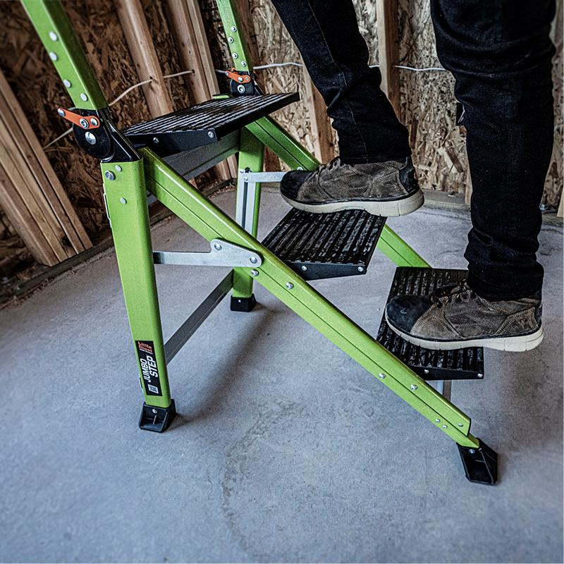 JUMBO STEP PRO Klapptreppe 3 Stufen Fiberglas Little Giant