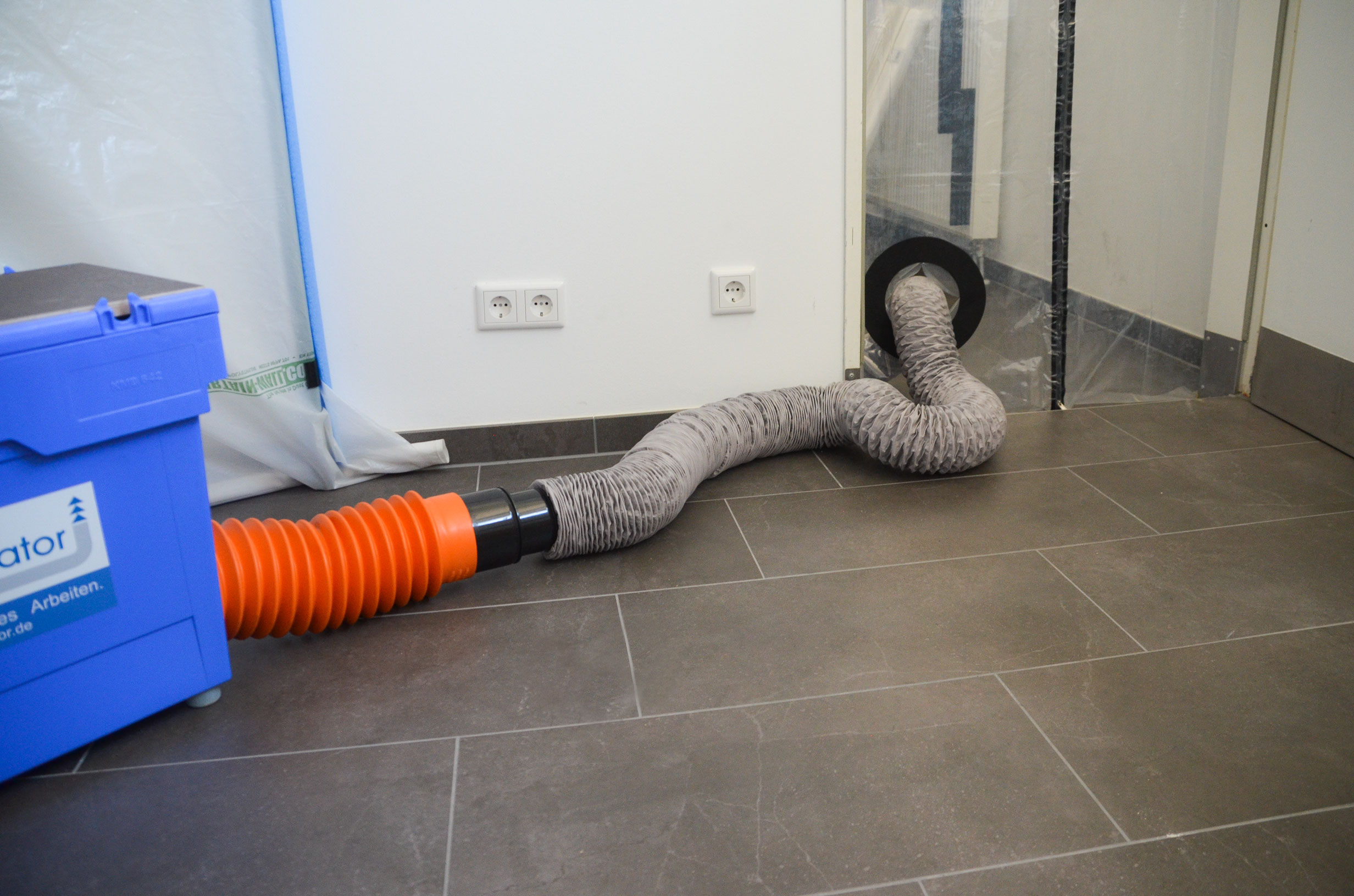 Abluftschlauch 6 m, Ø 100 mm für Saugolator WC Sauger