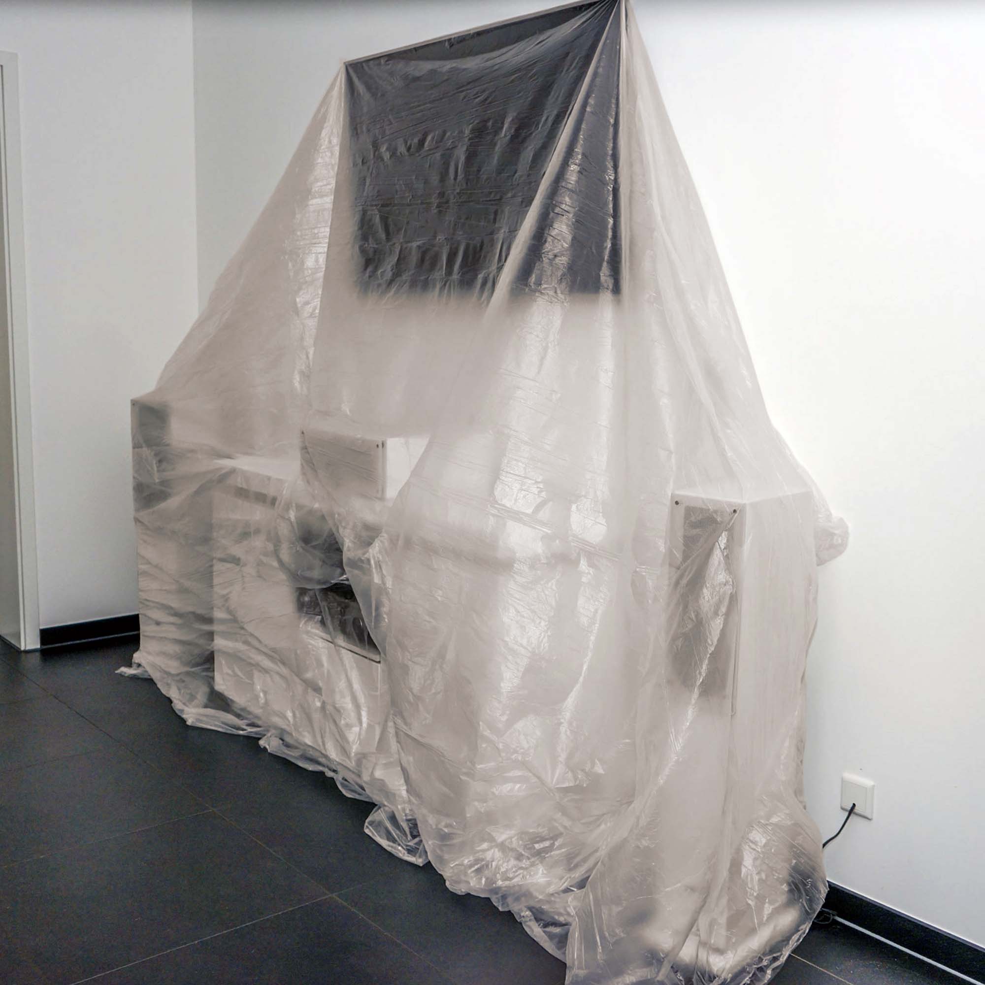 Transluzente LDPE Abdeckfolie Extra Stark 4 x 5 m von Zero D