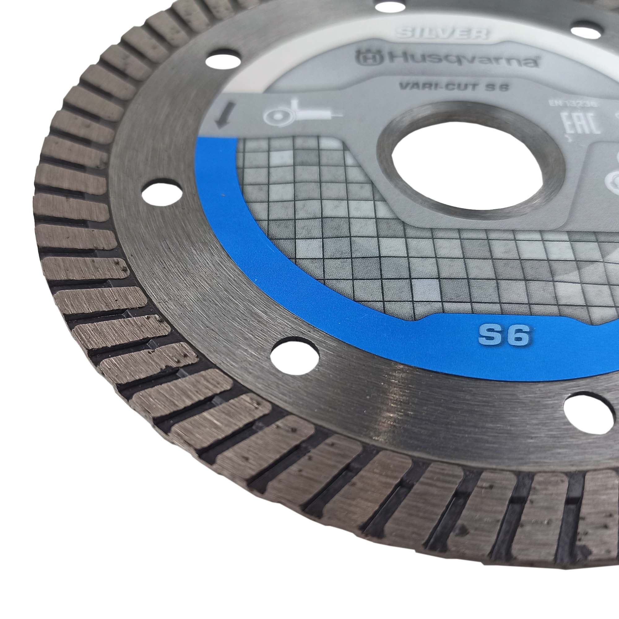 Husqvarna VARI-CUT S6 115mm Diamant-Trennscheibe für Keramik