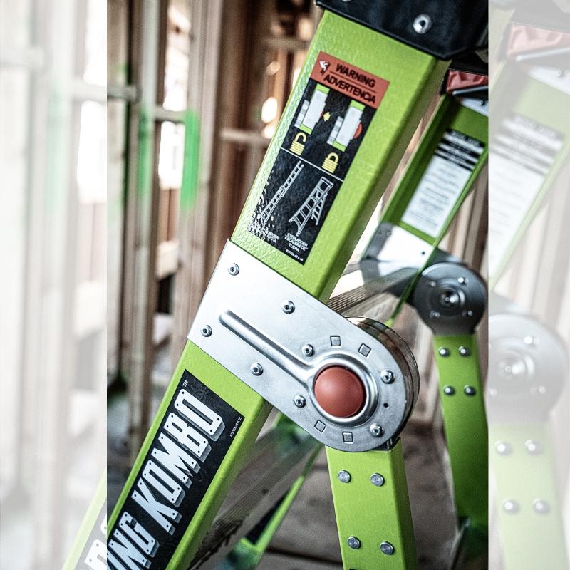 KING KOMBO 3-in-1 Kombinationsleiter aus Fiberglas 5+4 Stufe