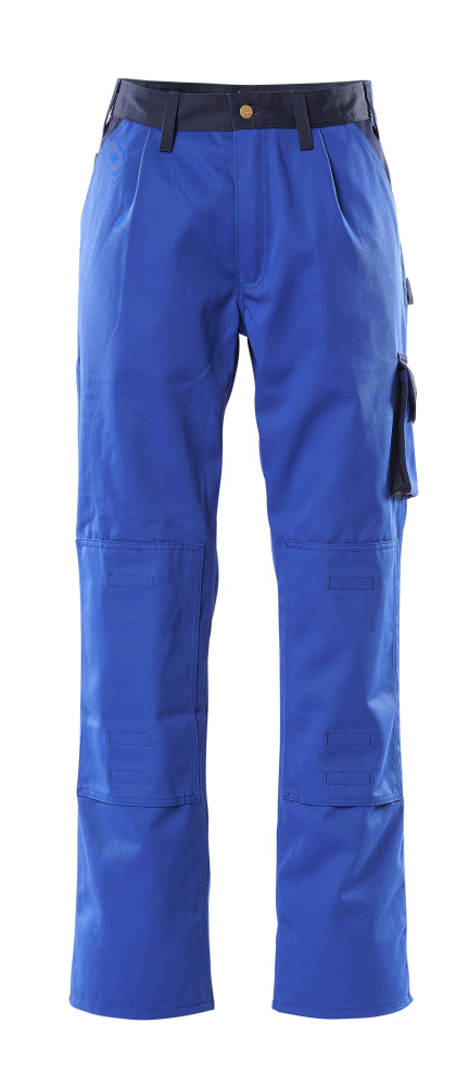 MASCOT® Torino IMAGE Hose mit Knietaschen, zweifarbige Arbeitsbekleidung in Anthrazit/Schwarz, Modell 82C50, robuste Arbeitshose für Handwerker