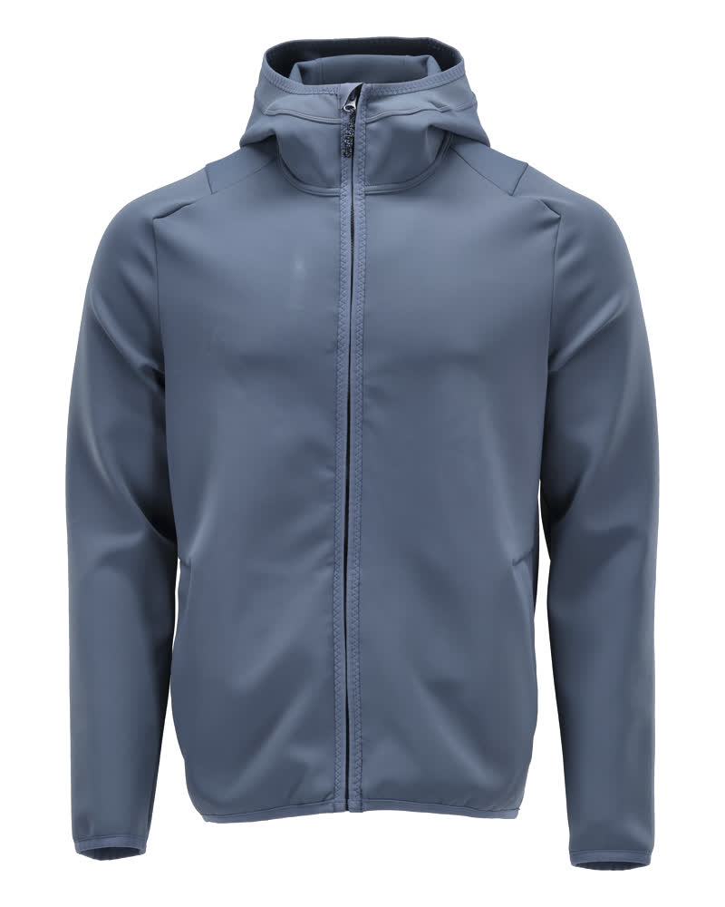 Vorderansicht der MASCOT® CUSTOMIZED Fleecejacke mit Kapuze, Arbeitsbekleidung in Größe 2XL für kühles Wetter