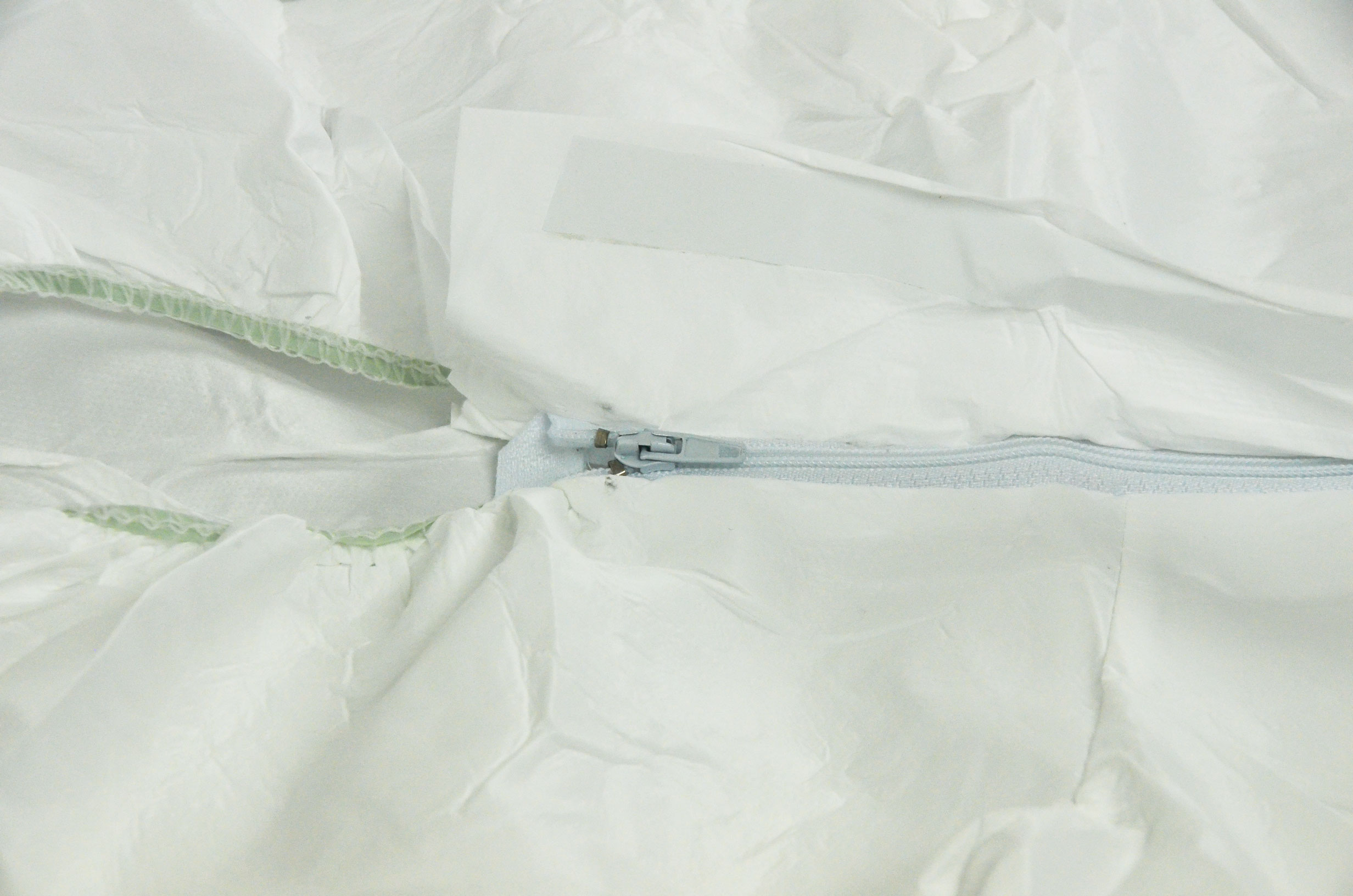 Detail Reißverschluss Chemiekalienschutz-Overall laminiert X