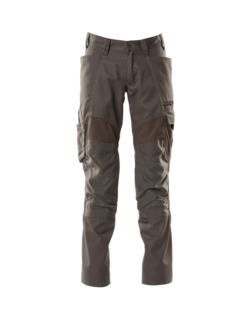 MASCOT® ACCELERATE Arbeitshose mit Knietaschen, robustem Material und praktischen Taschen, Modell 82C49 in Schwarzblau