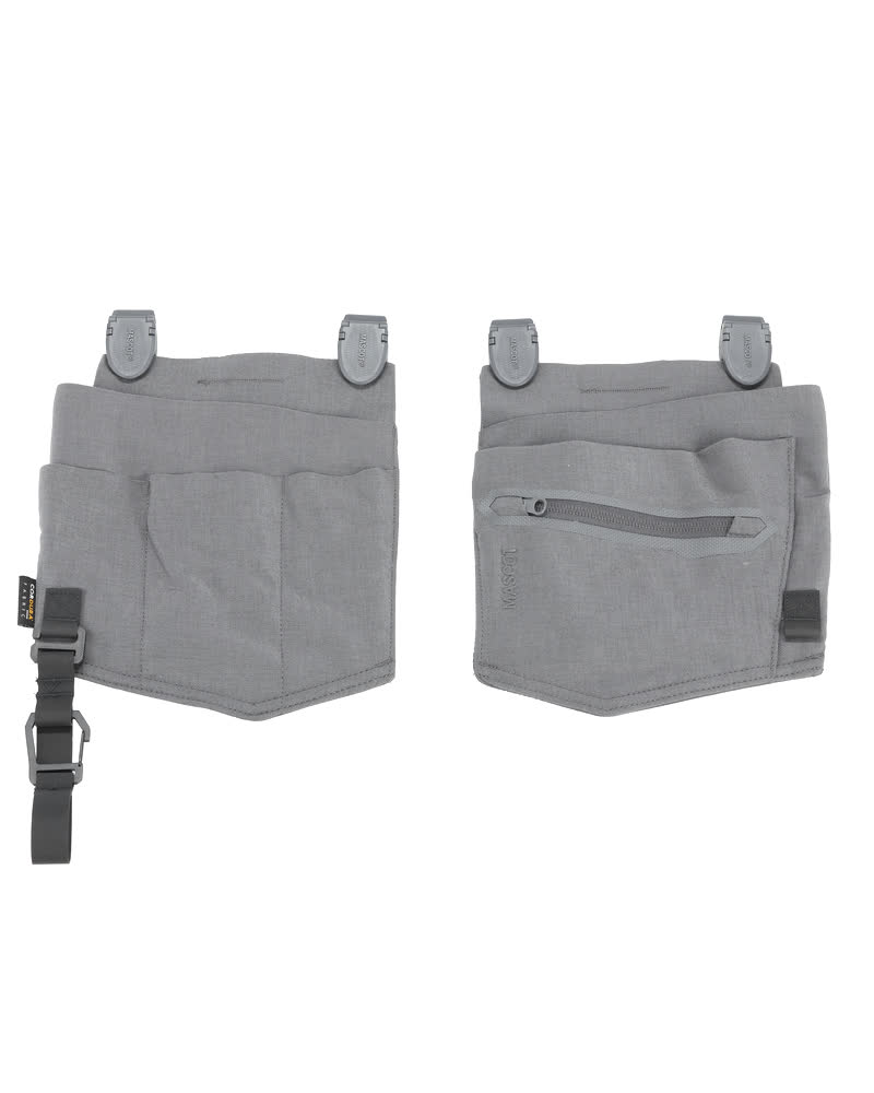 MASCOT® CUSTOMIZED Hängetaschen für Maler in Anthrazitgrau ONE, praktische Werkzeugtaschen zum Anclippen an Arbeitskleidung