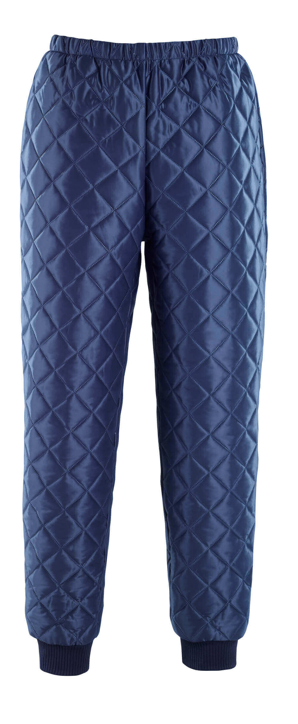 MASCOT® Huntsville ORIGINALS Thermohose in Marine, gestepptes Polyester mit isolierender Wattierung, Gummizug in der Taille und Rippbündchen am Beinabschluss, ideal als Winter-Arbeitshose in Lebensmittelproduktion und Industrie