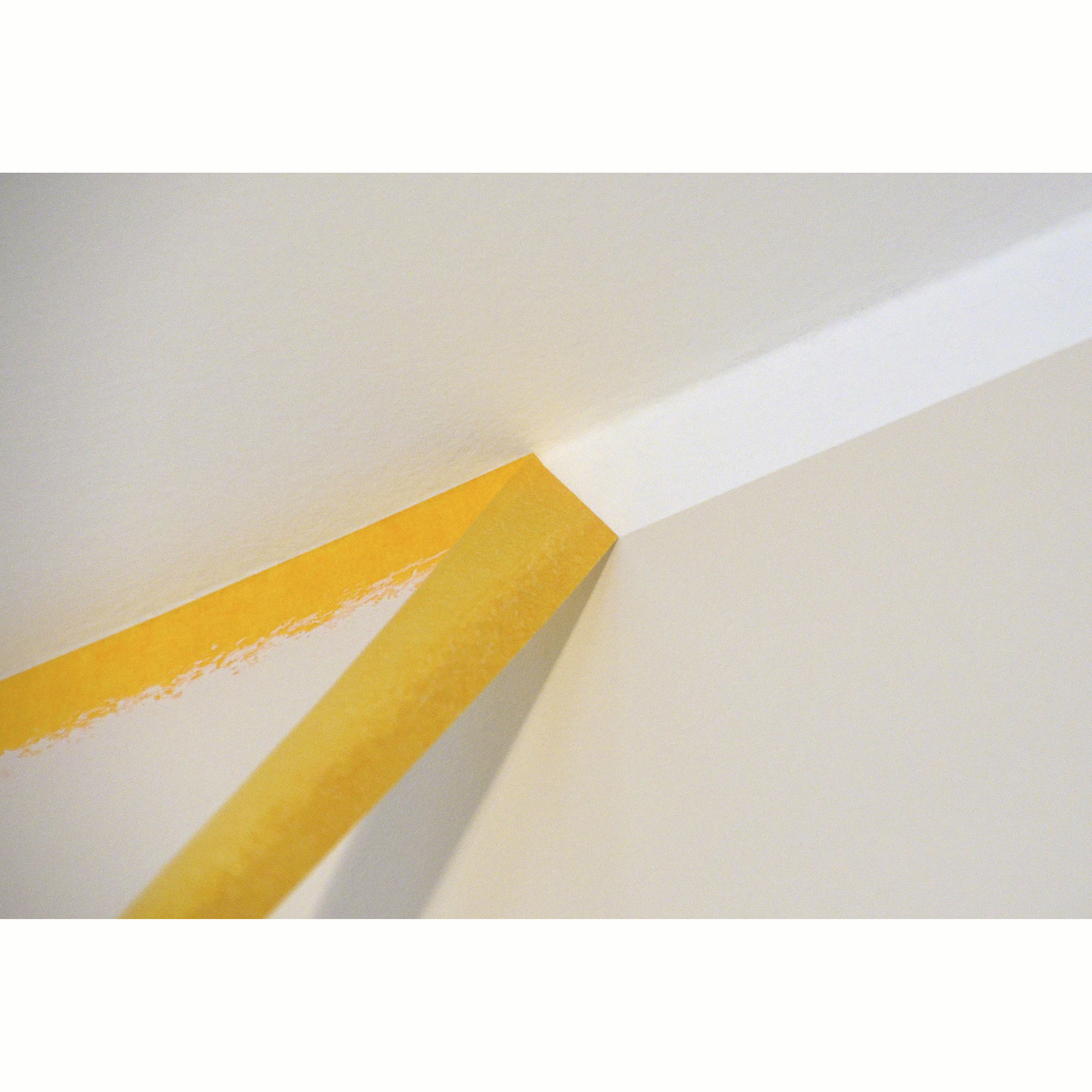 ZERO DUST Goldband Untergrund Klebeband beim sauberen Abkleben einer Wand- und Deckenkante, 19 mm × 50 m, Aktionspaket mit 144 Rollen plus GRATIS-Prämie