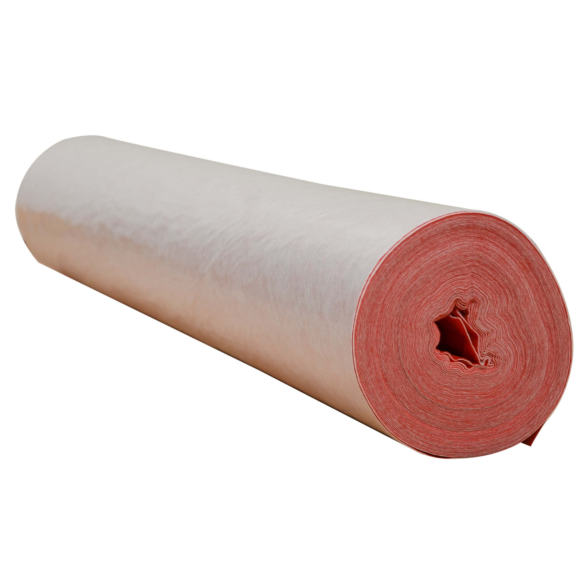 Rolle rotes Treppenschutzvlies 25 m² selbstklebend 160 g/m²