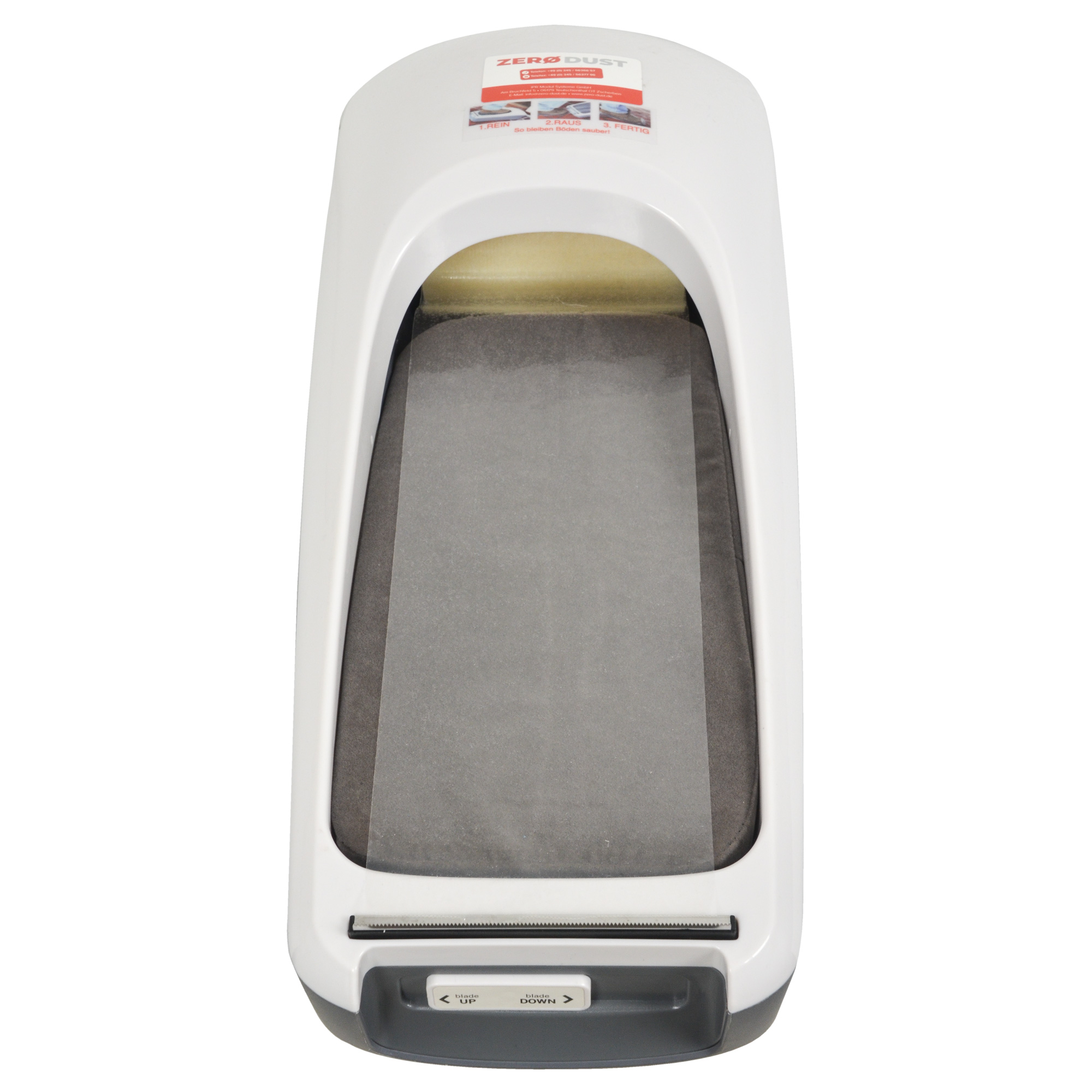 Zero Dust Schuhschleuse Folienspender für Einweg-Überschuhe