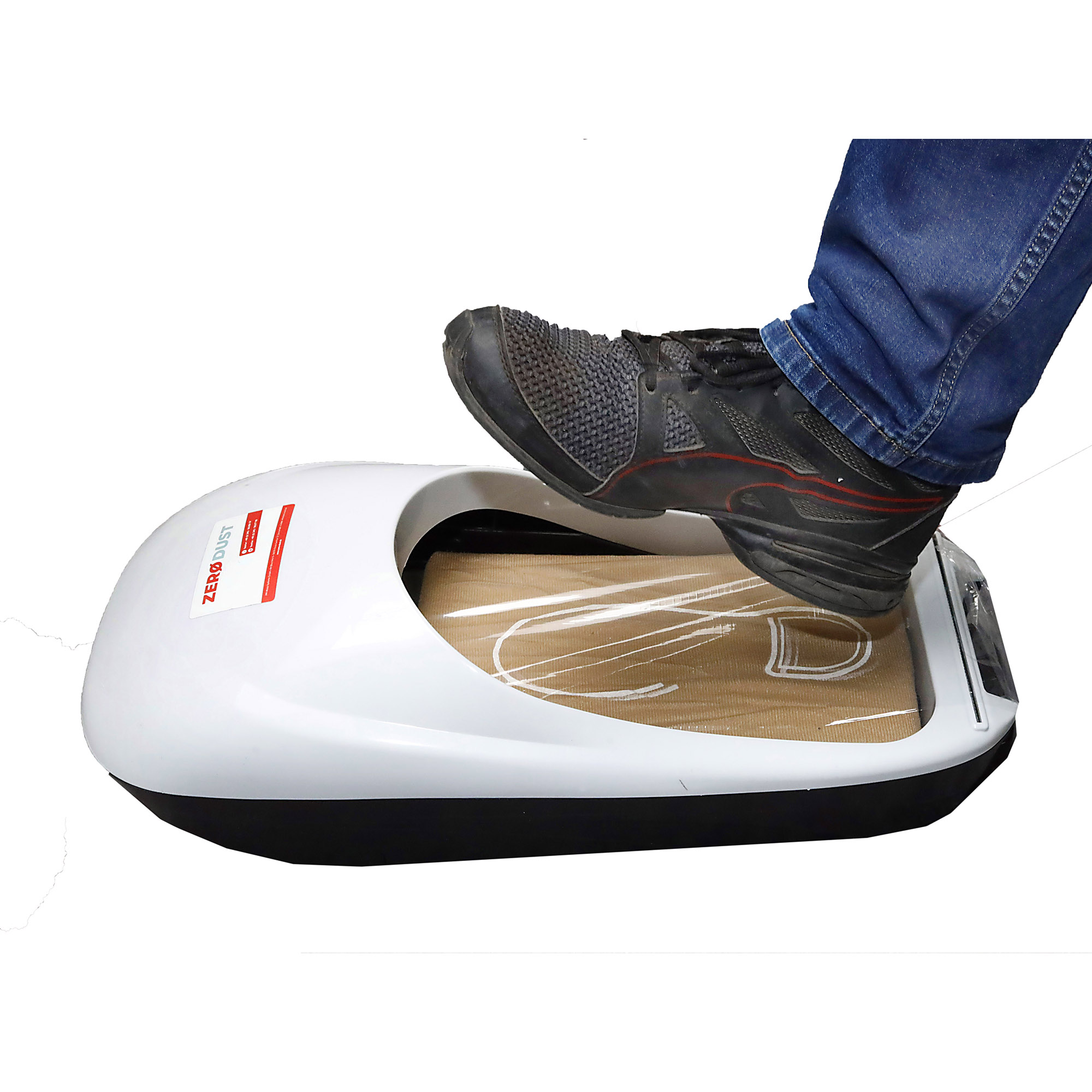 Zero Dust Schuhschleuse Folienspender für Einweg-Überschuhe