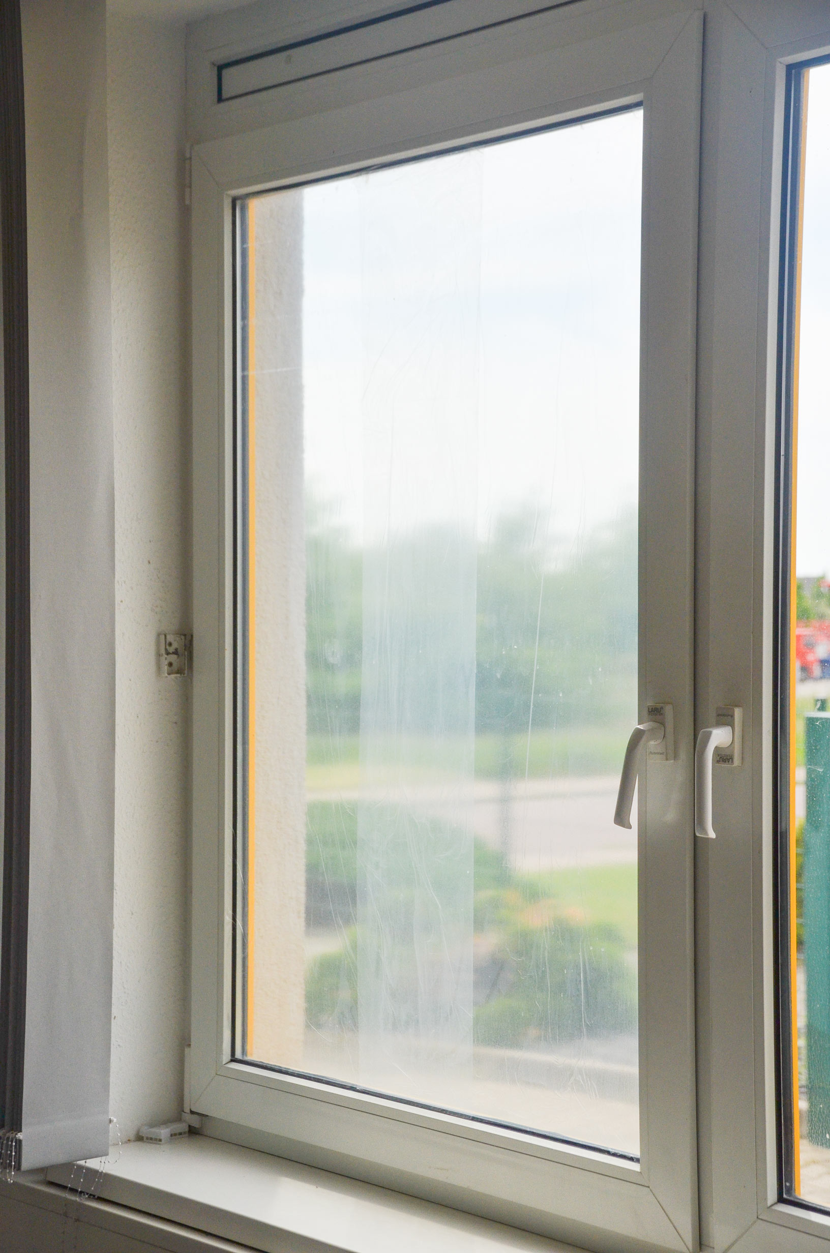 sancuanyi Transparent Klebefolie Folie,Selbstklebende Folie  Sicherheitsfolie Fenster Splitterschutz FolieKlebefolie Fensterfolie  40cm×300cm für